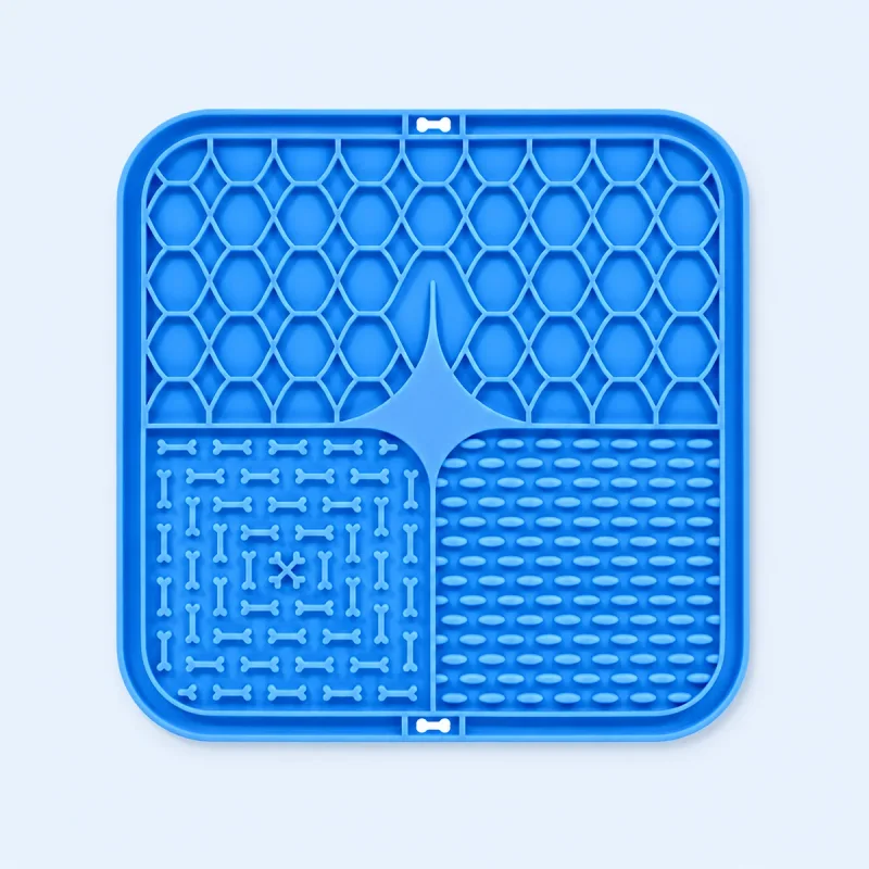 Lick Mat for Dogs & Cats — Slow Feeder with Suction Cups