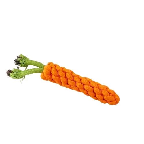 Rope Carrot Toy for Dogs & Cats